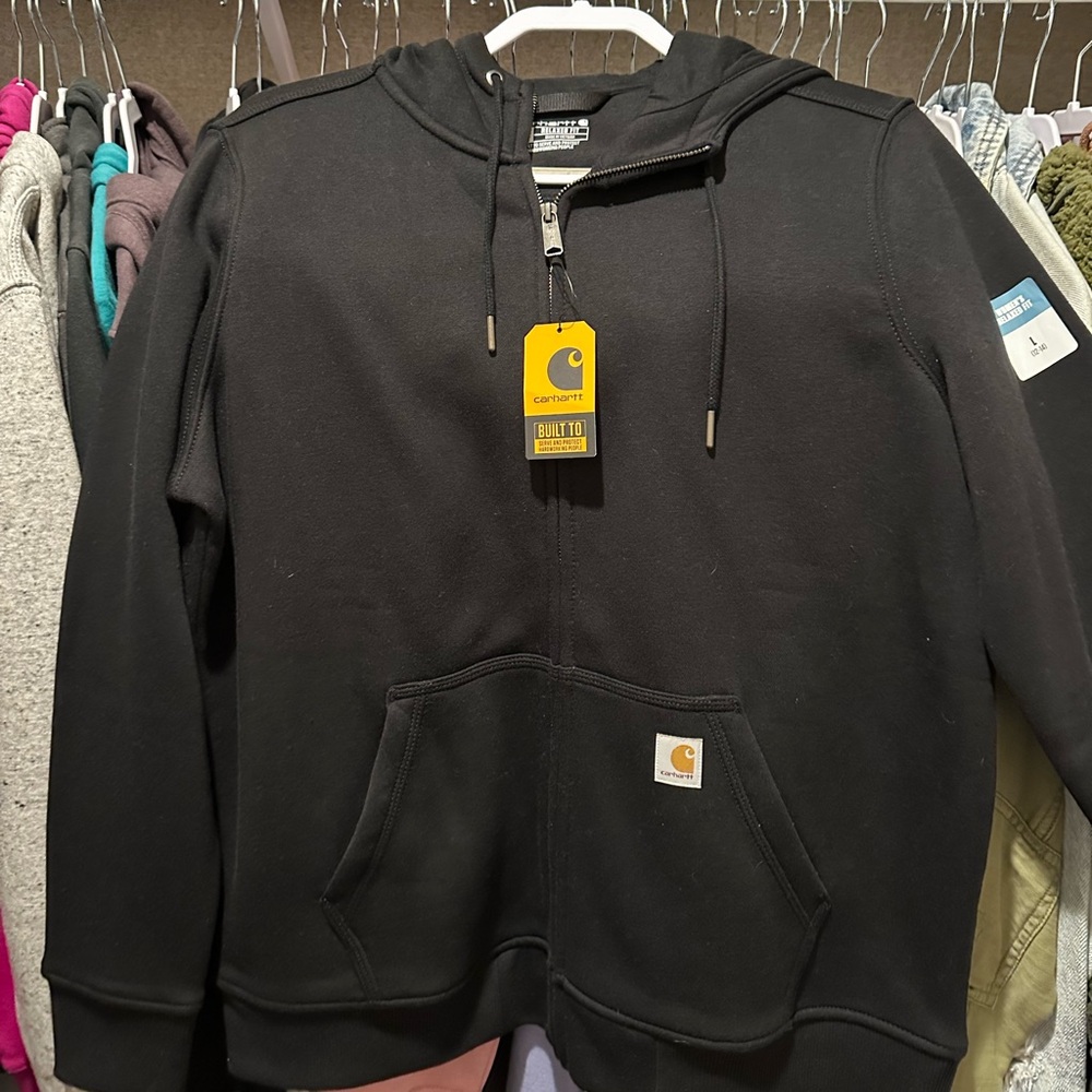 NWT Carhartt women’s zip up hoodie size large